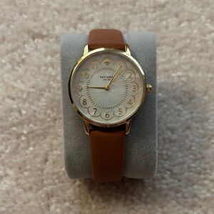 Kate Spade Metro Scallop Leather Watch